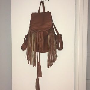 Fringe Bucket Backpack